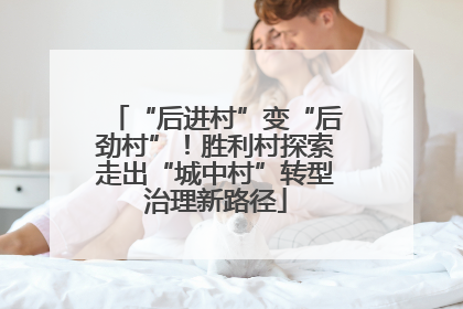 “后进村”变“后劲村”！胜利村探索走出“城中村”转型治理新路径