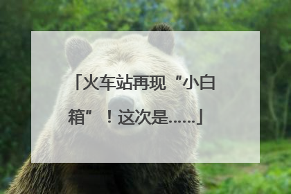 火车站再现“小白箱”！这次是……