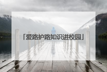 爱路护路知识进校园