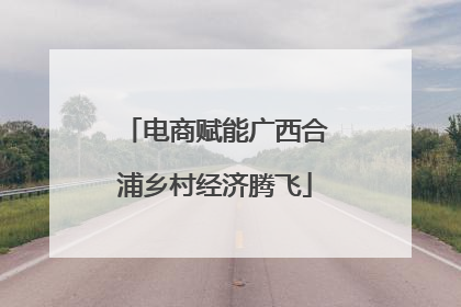 电商赋能广西合浦乡村经济腾飞