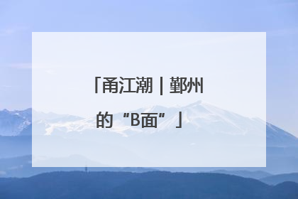 甬江潮｜鄞州的“B面”