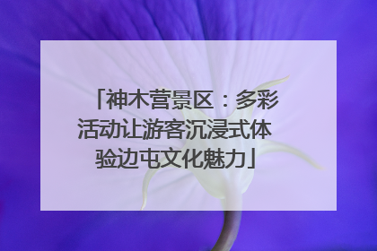 神木营景区：多彩活动让游客沉浸式体验边屯文化魅力