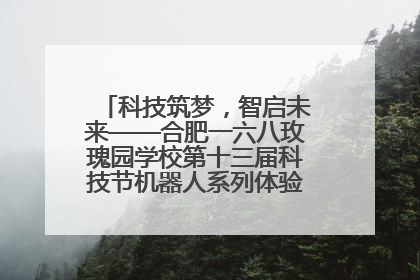 科技筑梦，智启未来——合肥一六八玫瑰园学校第十三届科技节机器人系列体验赛燃动校园