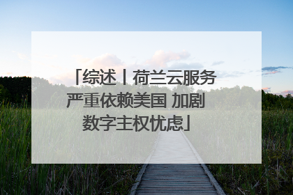 综述丨荷兰云服务严重依赖美国 加剧数字主权忧虑