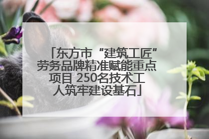 东方市“建筑工匠”劳务品牌精准赋能重点项目 250名技术工人筑牢建设基石