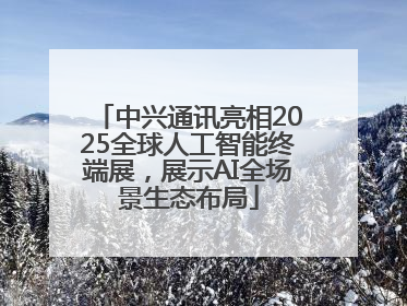 中兴通讯亮相2025全球人工智能终端展，展示AI全场景生态布局