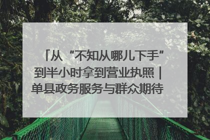 从“不知从哪儿下手”到半小时拿到营业执照｜单县政务服务与群众期待的“双向奔赴”
