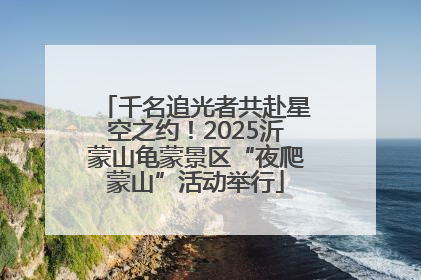 千名追光者共赴星空之约！2025沂蒙山龟蒙景区“夜爬蒙山”活动举行