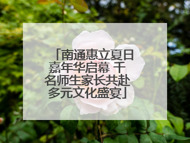南通惠立夏日嘉年华启幕 千名师生家长共赴多元文化盛宴
