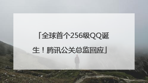 全球首个256级QQ诞生！腾讯公关总监回应