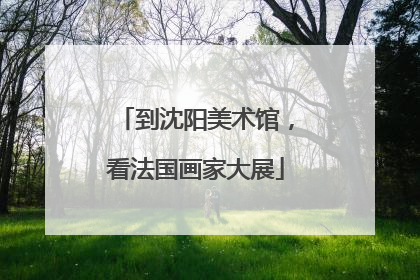 到沈阳美术馆，看法国画家大展
