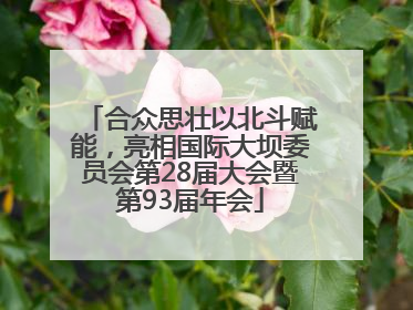 合众思壮以北斗赋能，亮相国际大坝委员会第28届大会暨第93届年会