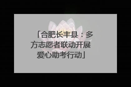 合肥长丰县：多方志愿者联动开展爱心助考行动