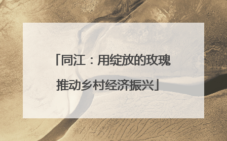 同江：用绽放的玫瑰 推动乡村经济振兴