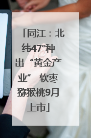 同江：北纬47°种出“黄金产业” 软枣猕猴桃9月上市