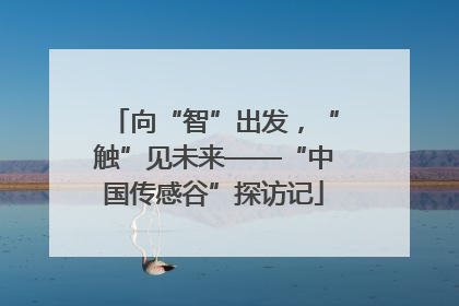 向“智”出发，“触”见未来——“中国传感谷”探访记