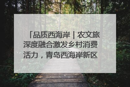 品质西海岸｜农文旅深度融合激发乡村消费活力，青岛西海岸新区的乡村振兴实践