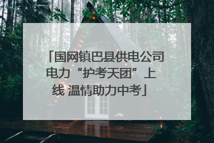 国网镇巴县供电公司 电力“护考天团”上线 温情助力中考