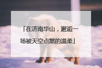 在济南华山，邂逅一场被天空点燃的温柔