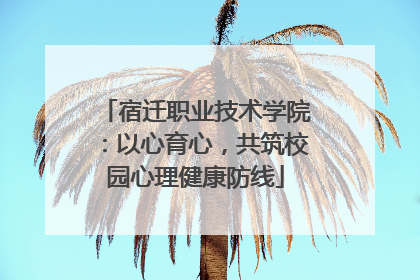 宿迁职业技术学院：以心育心，共筑校园心理健康防线