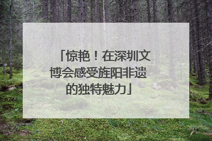 惊艳！在深圳文博会感受旌阳非遗的独特魅力