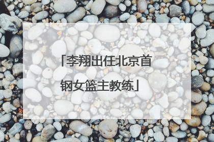 李翔出任北京首钢女篮主教练
