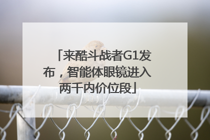 来酷斗战者G1发布，智能体眼镜进入两千内价位段