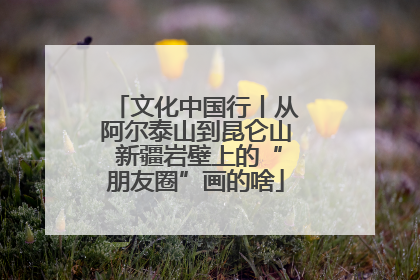 文化中国行丨从阿尔泰山到昆仑山 新疆岩壁上的“朋友圈”画的啥