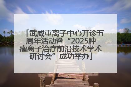 武威重离子中心开诊五周年活动暨“2025肿瘤离子治疗前沿技术学术研讨会”成功举办