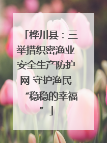 桦川县：三举措织密渔业安全生产防护网 守护渔民“稳稳的幸福”