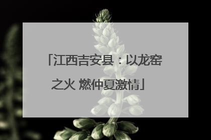 江西吉安县：以龙窑之火 燃仲夏激情