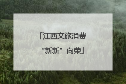 江西文旅消费“新新”向荣