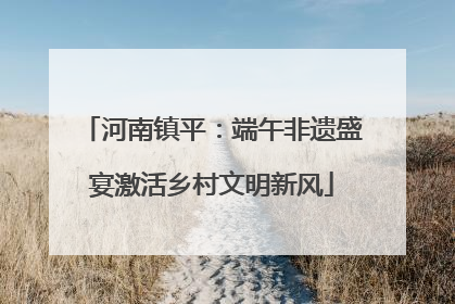 河南镇平：端午非遗盛宴激活乡村文明新风
