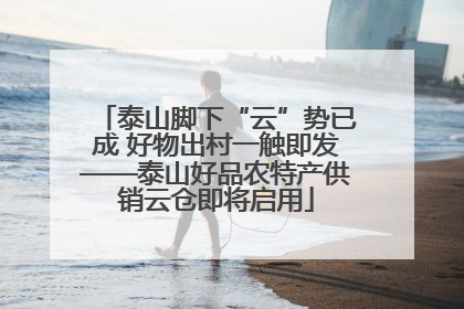 泰山脚下“云”势已成 好物出村一触即发——泰山好品农特产供销云仓即将启用