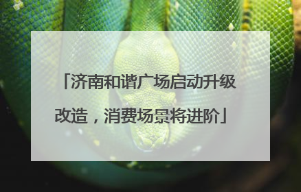 济南和谐广场启动升级改造，消费场景将进阶