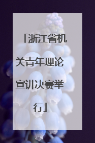 浙江省机关青年理论宣讲决赛举行