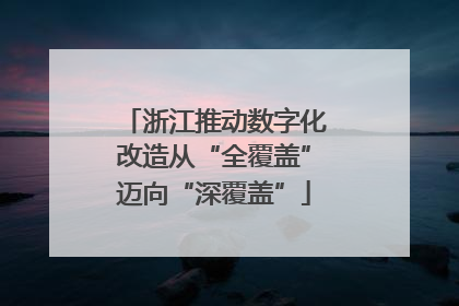 浙江推动数字化改造从“全覆盖”迈向“深覆盖”