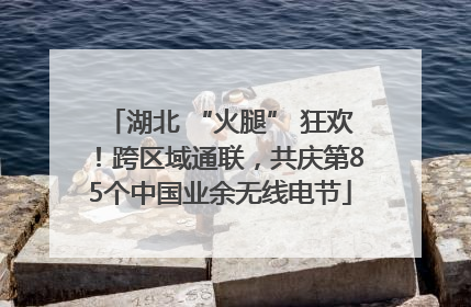 湖北 “火腿” 狂欢！跨区域通联，共庆第85个中国业余无线电节