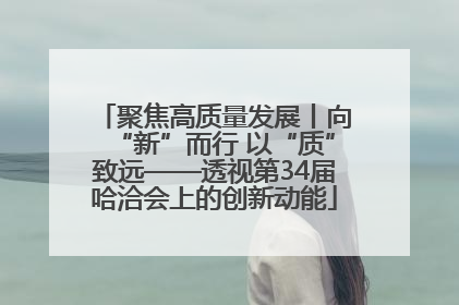 聚焦高质量发展丨向“新”而行 以“质”致远——透视第34届哈洽会上的创新动能