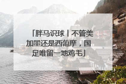 胖马识球丨不管美加墨还是西葡摩，国足唯留一地鸡毛