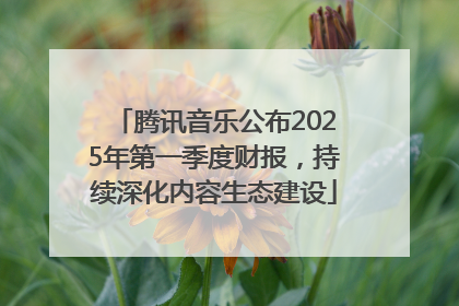 腾讯音乐公布2025年第一季度财报，持续深化内容生态建设