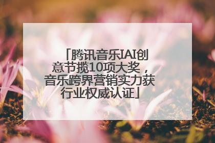 腾讯音乐IAI创意节揽10项大奖，音乐跨界营销实力获行业权威认证