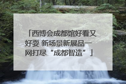 西博会成都馆好看又好耍 新场景新展品一网打尽“成都智造”