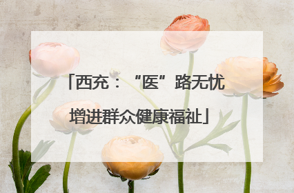 西充：“医”路无忧 增进群众健康福祉