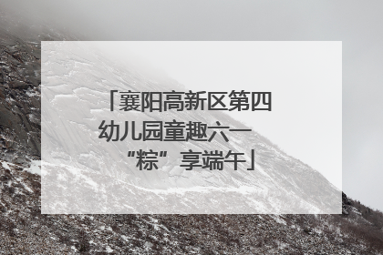襄阳高新区第四幼儿园童趣六一 “粽”享端午