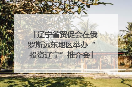 辽宁省贸促会在俄罗斯远东地区举办“投资辽宁”推介会