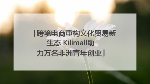 跨境电商重构文化贸易新生态 Kilimall助力万名非洲青年创业