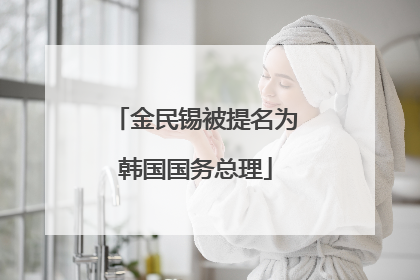金民锡被提名为韩国国务总理