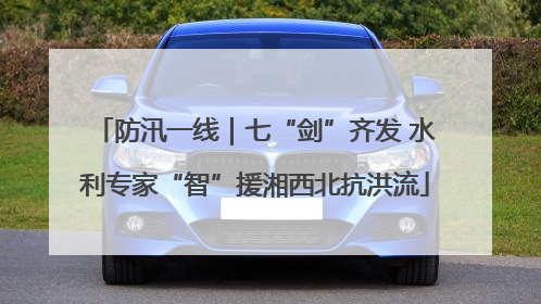 防汛一线｜七“剑”齐发 水利专家“智”援湘西北抗洪流