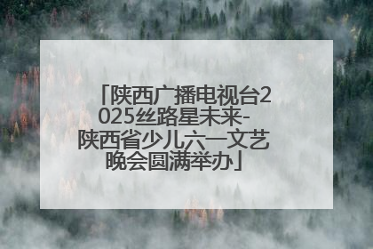 陕西广播电视台2025丝路星未来-陕西省少儿六一文艺晚会圆满举办